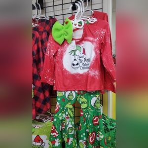 Girls Grinch 2 piece Set